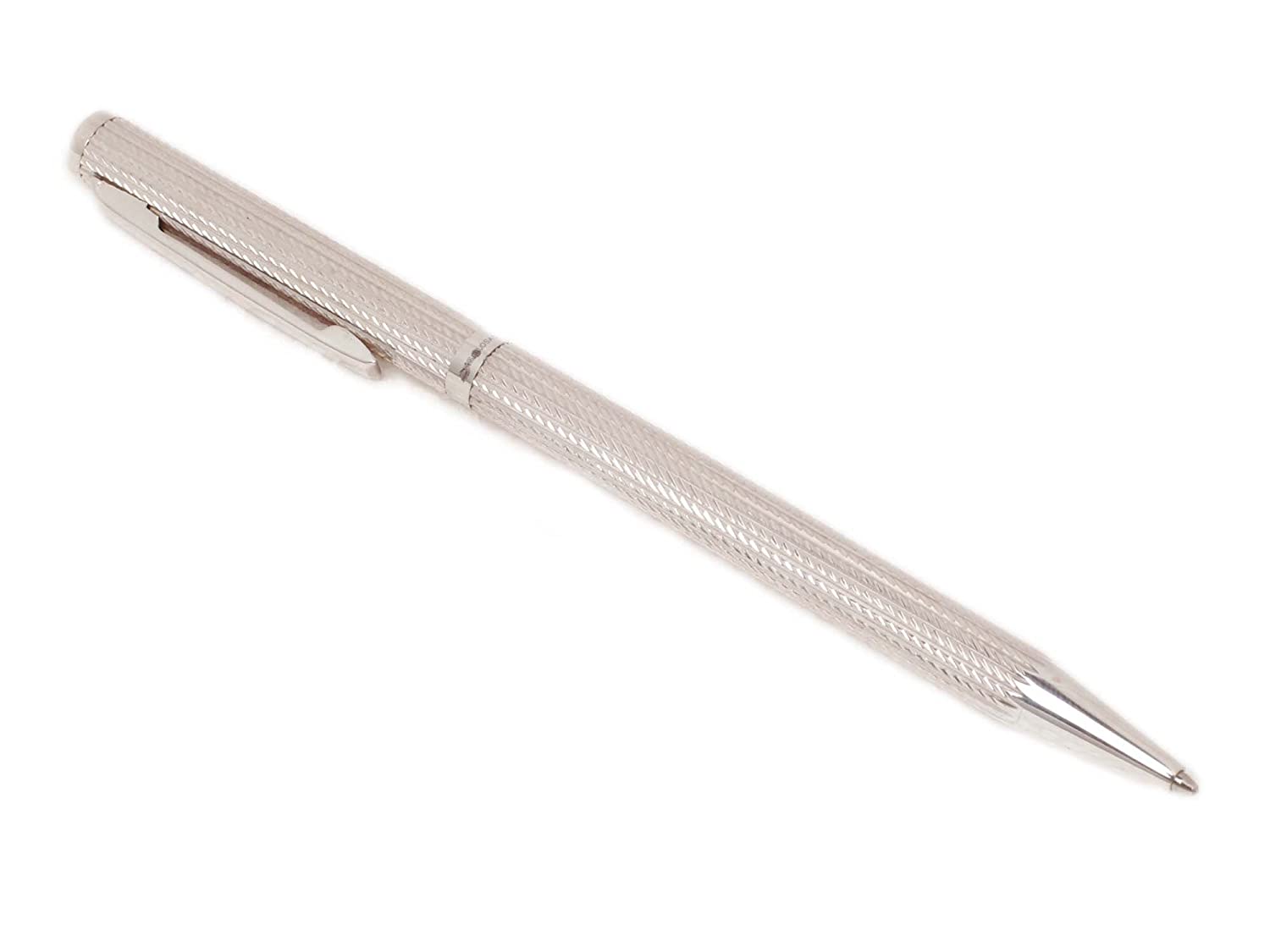 Pure Silver Ballpoint Pen - 90%-92.5% BIS Hallmarked Ink Color
